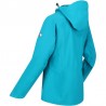 Veste technique imperméable Regatta Women Birchdale turquoise