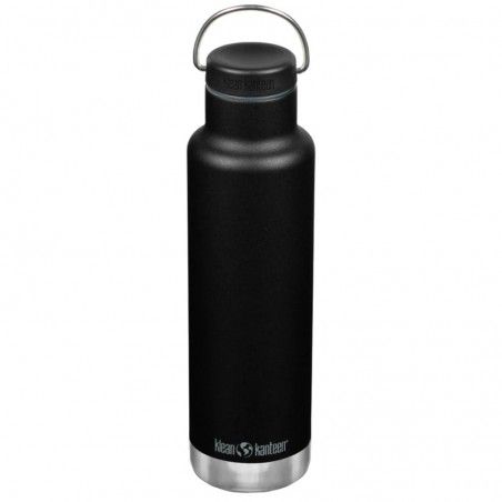 Gourde Klean Kanteen Insulated Classic Loop 0,6 litre noire