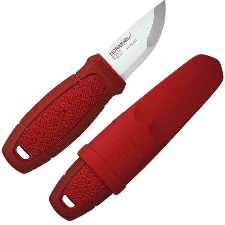 Couteau de survie Mora Eldris rouge type pompier