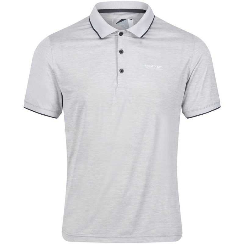 Polo homme Regatta Remex II gris Silver Grey