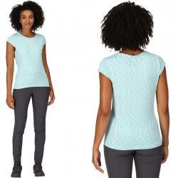 T-shirt femme Regatta Hyperdimension turquoise