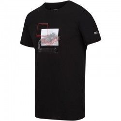 T-shirt en coton durable Regatta Breezed III Black