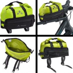 Sacoche étanche de cadre de vélo Vaude Trailguide II Bright Green