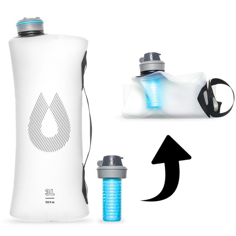 Réservoir souple et filtre à eau Hydrapak Seeker + Filtre 3 litres