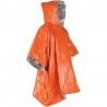 Poncho imperméable de survie réutilisable CAO orange