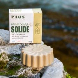 Shampooing savon Paos à l’huile de pépins de raisin bio