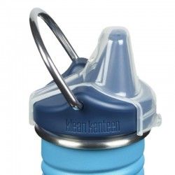 Gourde et bouchonn Sippy Klean Kanteen Kid Classic bleue