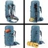 Aircontact Core 50+10 Deuter Atlantic Ink