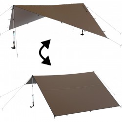 Bâche de camping et de bivouac Husky Rover Brown