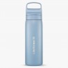 Gourde avec filtre à eau inclus Lifestraw Go Stainless Steel 530 ml bleue Icelandic Blue