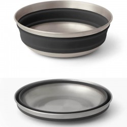 Bol pliable en acier inoxydable Sea to Summit Detour Stainless Steel Collapsible Bowl M