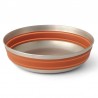 Bol pliable Sea to Summit Detour Stainless Steel Collapsible Bowl L orange