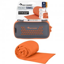 Serviette microfibre de poche Sea to Summit Pocket Towel M 50 x 100 orange