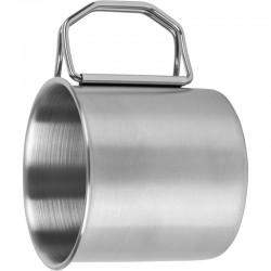 Tasse inox avec poignée rabattable CAO 25 cl