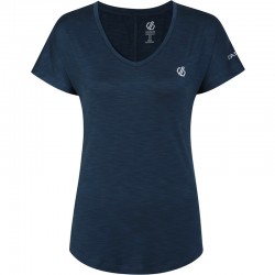 T-shirt de sport femme Dare2b Vigilant Tee bleu