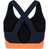 Brassière de randonnée Dare2b Swift II bleu avec bande orange