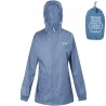 Veste de pluie Regatta Pack-It Jacket III Women bleu ciel