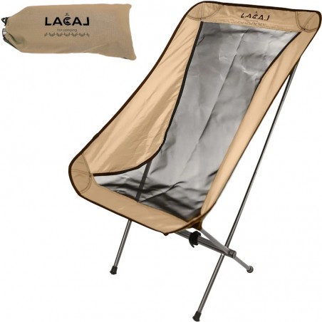 Chaise pliable de camping Lacal Big Light Chair beige