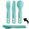 Couverts de randonnée Sea to Summit Passage Cutlery Set bleu