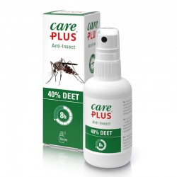 Spray répulsif anti-insectes Care Plus 40% DEET 60 ml