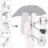 Parapluie pour sac à dos Euroshirm Swing Backpack Handsfree noir