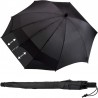 Parapluie de trekking Euroshirm Swing Handsfree Backpack noir