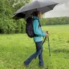 Parapluie de randonnée Euroshirm Swing Backpack Handsfree noir