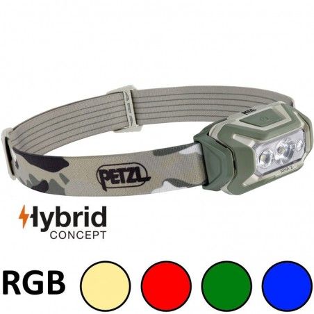 Lampe Petzl Aria 2 RGB Hybrid camouflage