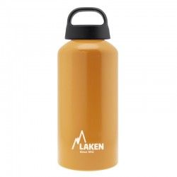 Gourde en aluminium Laken alu Classic 0,6 litre de couleur orange