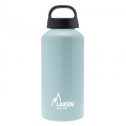 Gourde en aluminium  fabriquée en Europe Laken Classic 0,6 litre bleue