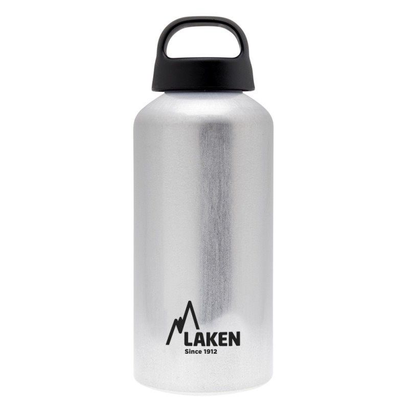 Gourde alu Laken Classic 0,6 litre en couleur aluminium et argent Silver