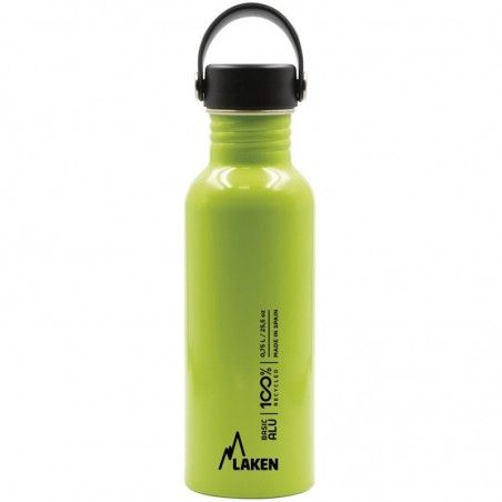 Gourde alu Laken Basic 0,75 L verte Green