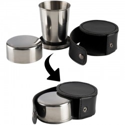 Tasse inox pliable Fosco Stainless Steel L avec étui