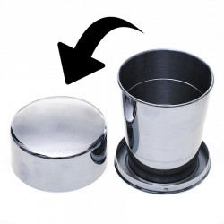 Petite tasse pliable en acier inoxydable Fosco Stainless Steel Folding Cup S