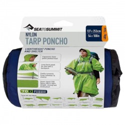 Nylon Poncho Tarp Sea to Summit bleu