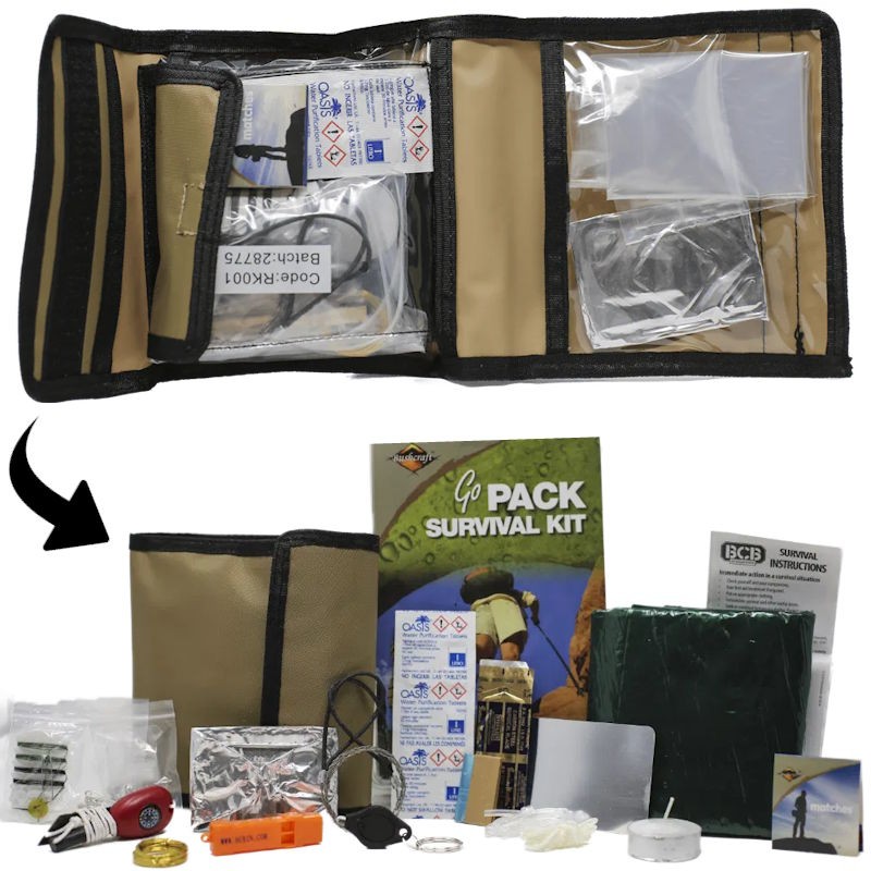 Trousse de survie BCB Go Pack Survival Kit