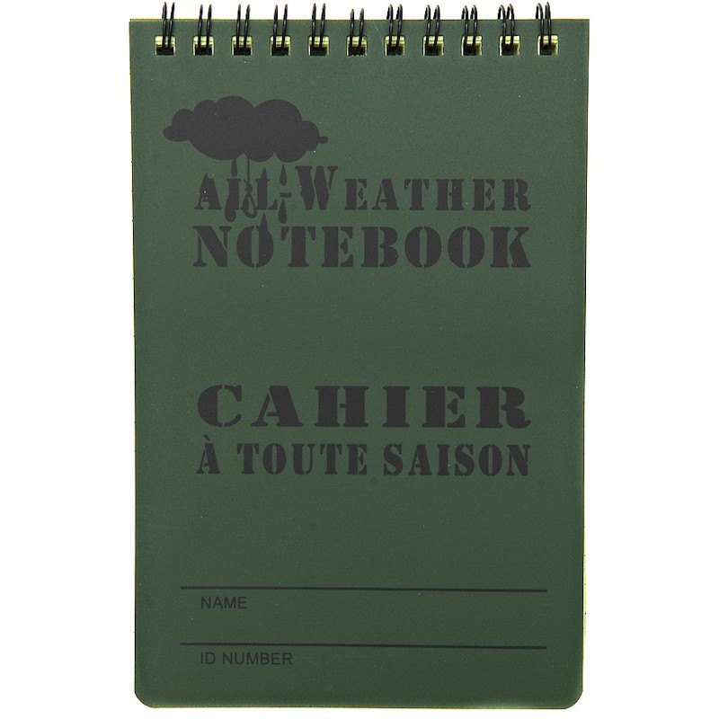 Carnet de notes étanche Fosco Waterproof All Weather Notebook