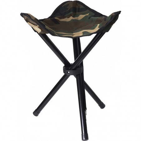 Tabouret pliable compact Fosco Collapsible 3-legs camouflage