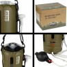 Douche à pression Fosco Outdoor Camp Shower 12 litres avec pompe à pied