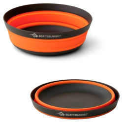 Bol pliable de voyage Sea to Summit Frontier Collapsible Bowl orange